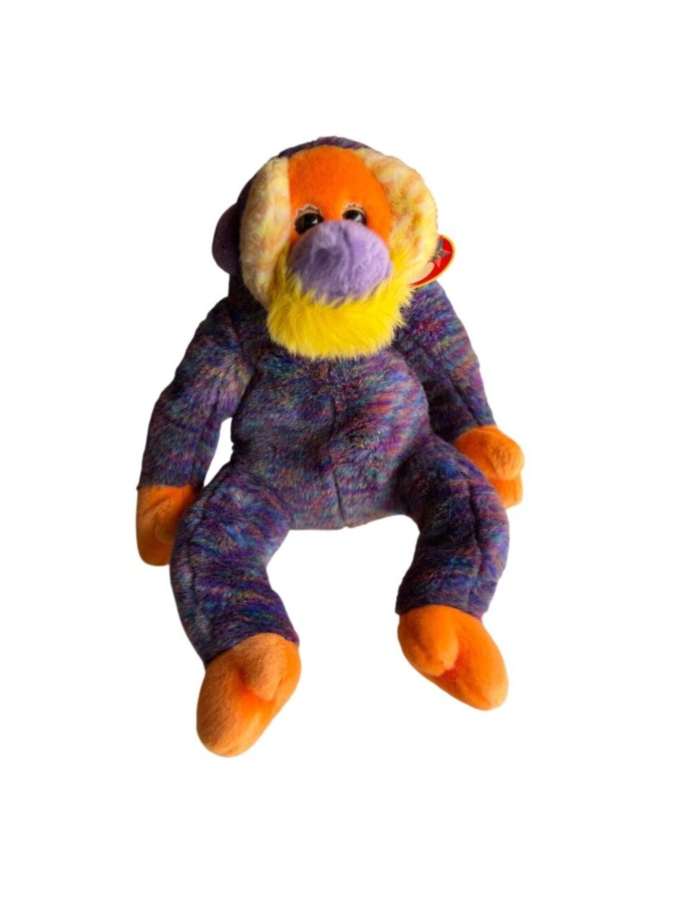 Ty Beanie Babies Bananas Monkey Plush Multicolor With Tag 1990s Collectible Toy